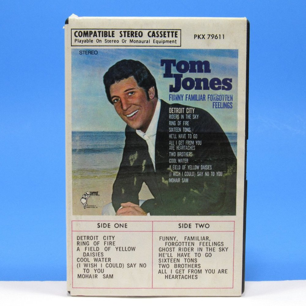 Tom Jones Funny, Familiar, Forgotten Feelings Ampex Cassette Parrot 1967